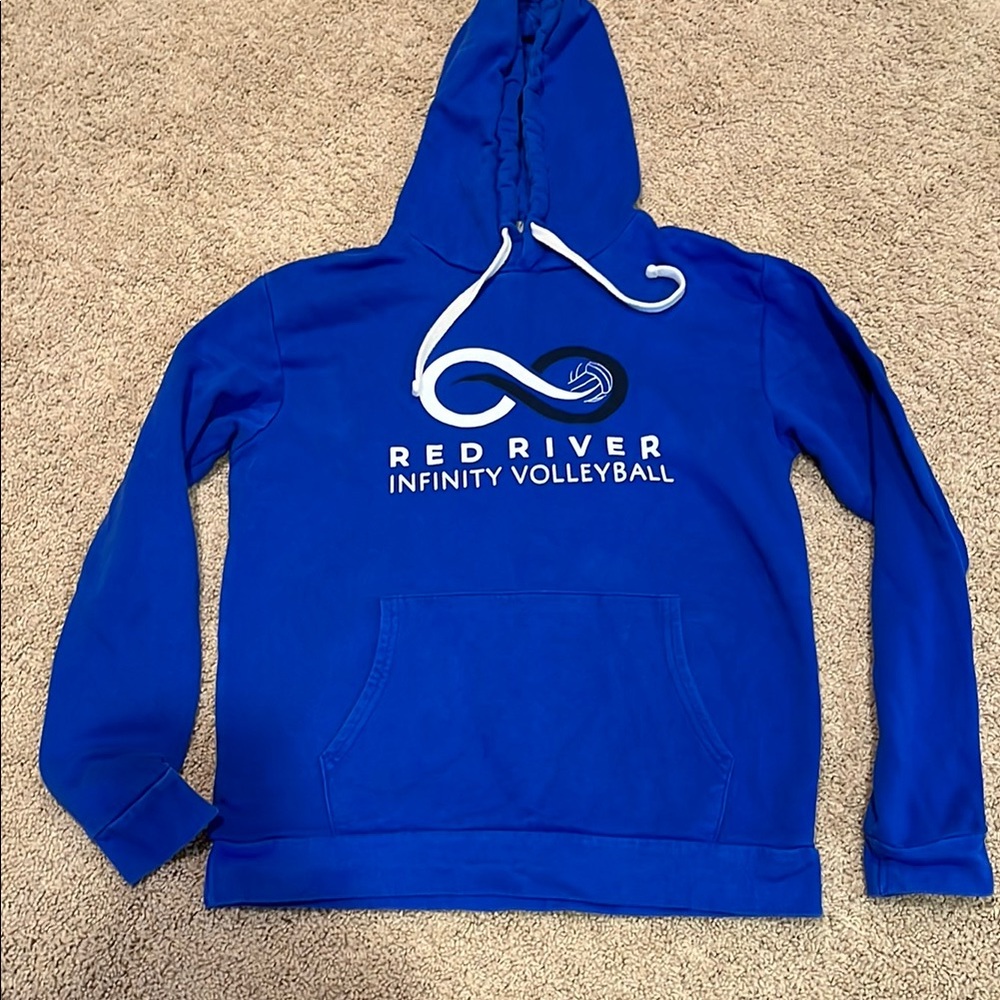 Red River Infinity Volleyball Royal Blue Hoodie